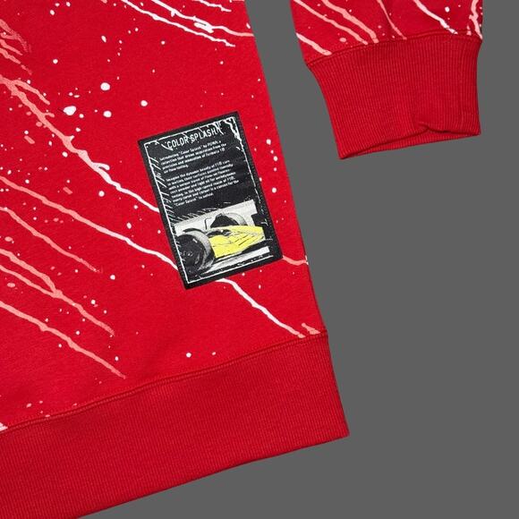 Puma Scuderia Ferrari F1 Race Color Splash Hoodie Rosso Corsa L NWT - Picture 8 of 10